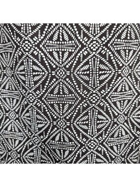 RipSkirt Wrap Skirt Large Black Geometric Sheath Stretch Travel Knee Length